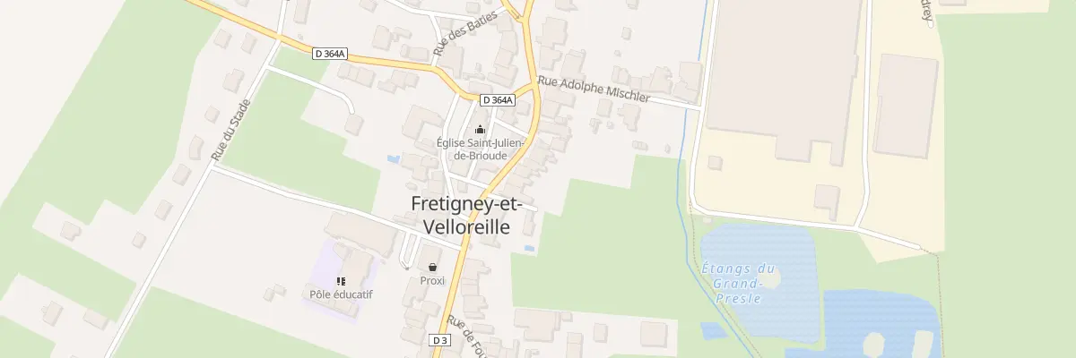 Plan du 15 Gr Grande Rue à Fretigney-et-Velloreille