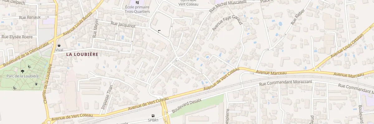 Plan du 3 Rue Michel Muscatelli à Toulon