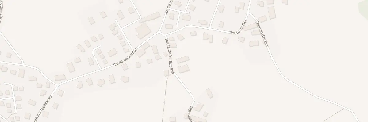 Plan du 85 Rte de Verlioz Bas à Vallières-sur-Fier