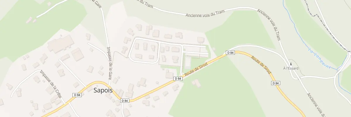 Plan du 50 Rue du Champ du Bois à Sapois