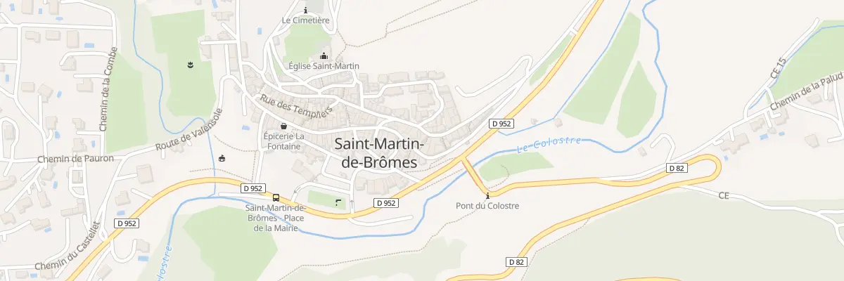 Plan du 5134 Le Village à Saint-Martin-de-Brômes