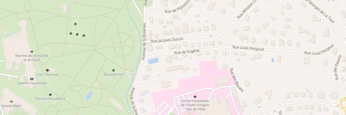 Plan du 76 Rue de Sugène à Vittel