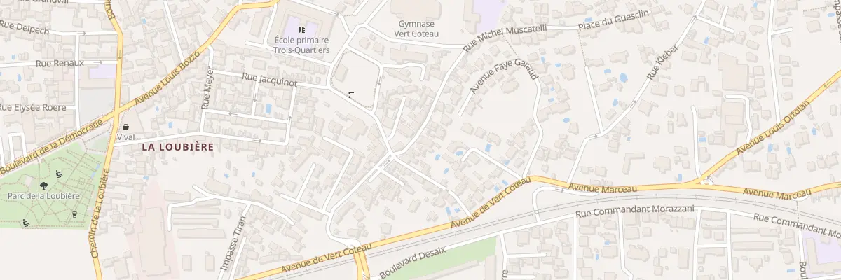 Plan du 7 Rue Michel Muscatelli à Toulon