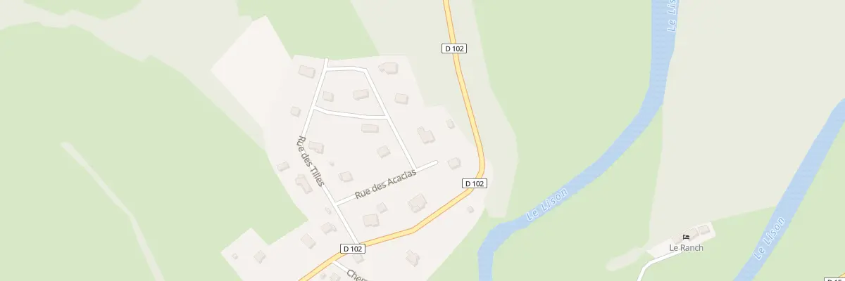 Plan du 5 Rue des Acacias à Myon