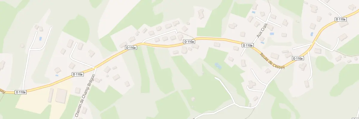 Plan du 35 Rte de Cessey à Charnay