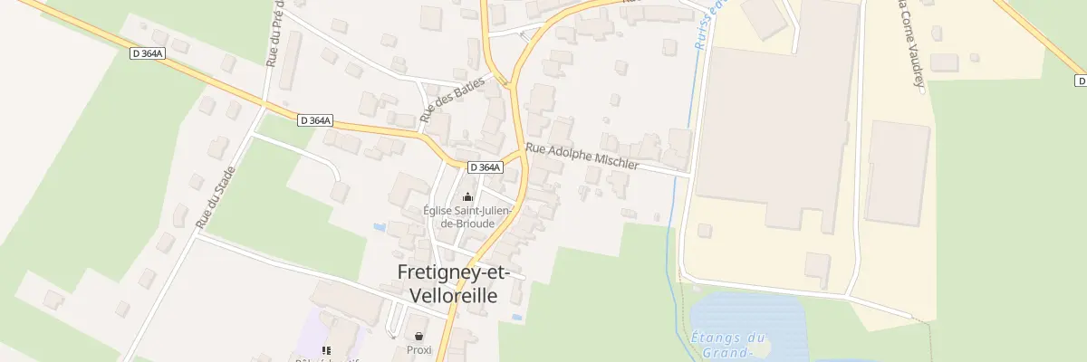 Plan du 3 Gr Grande Rue à Fretigney-et-Velloreille
