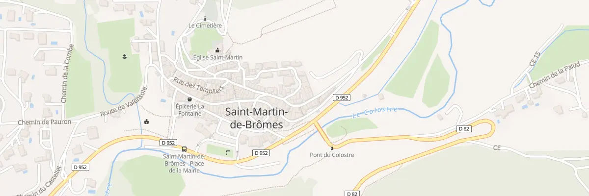 Plan du 5163 Le Village à Saint-Martin-de-Brômes