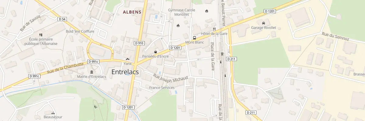 Plan du 38A Rue du 17 Octobre à Entrelacs