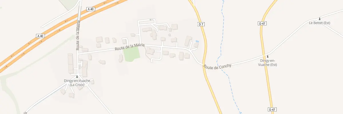 Plan du 599 Rte de la Mairie à Dingy-en-Vuache