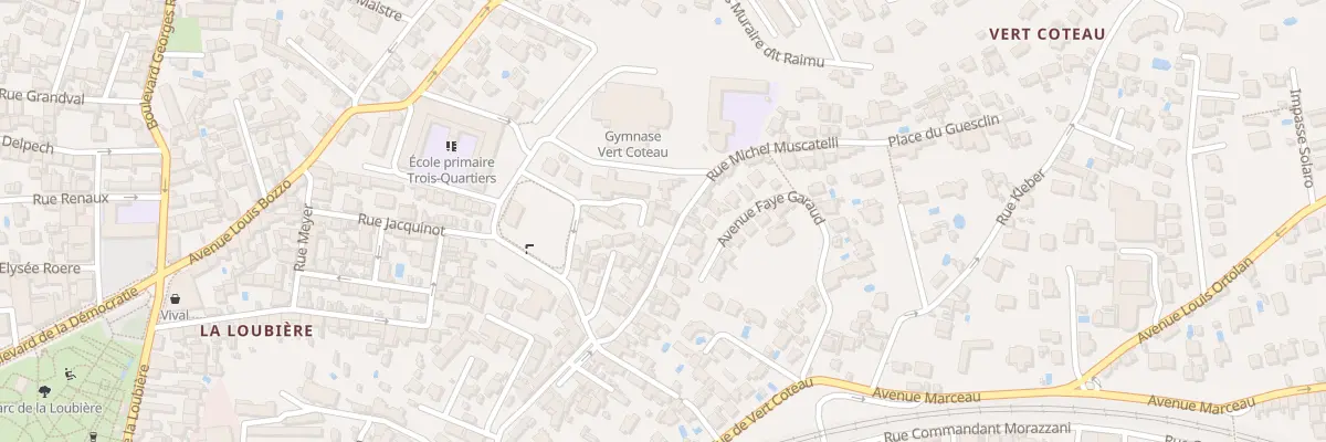 Plan du 12 Rue Michel Muscatelli à Toulon