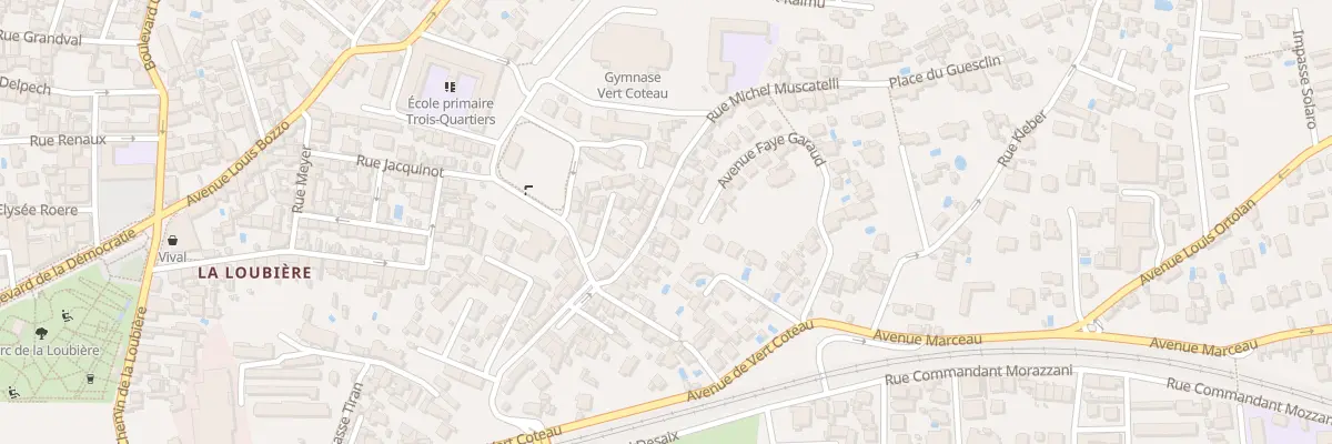 Plan du 13 Rue Michel Muscatelli à Toulon