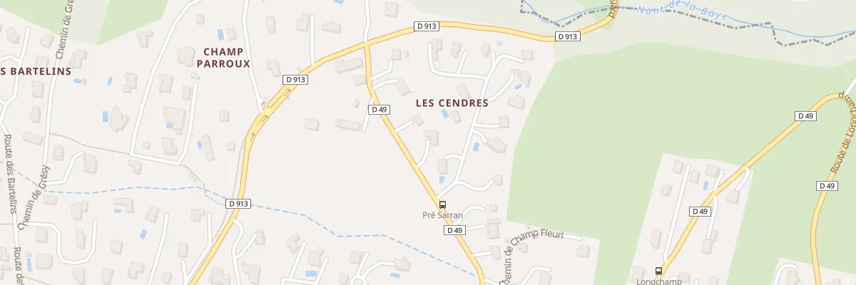Plan du 151 Rte des Cendres à Pugny-Chatenod