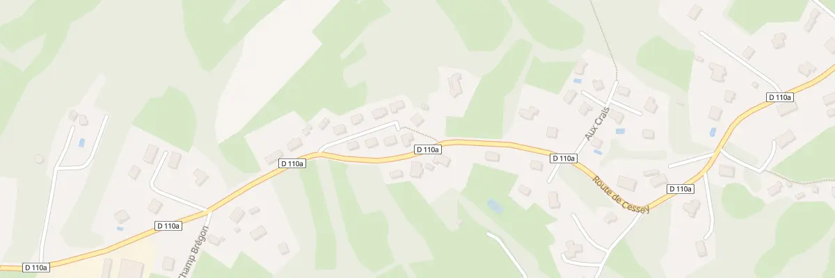 Plan du 42A Rte de Cessey à Charnay