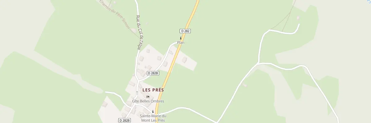 Plan du 730 Rte des Prés à Sainte-Marie-du-Mont