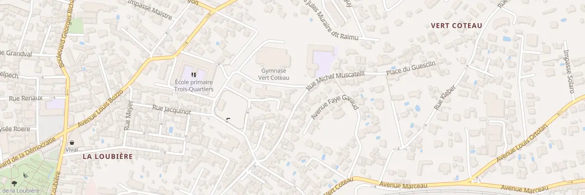 Plan du 14 Rue Michel Muscatelli à Toulon