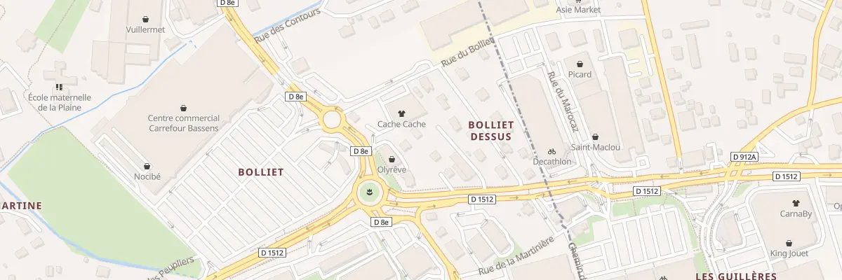 Plan du 12 Rue Centrale à Bassens