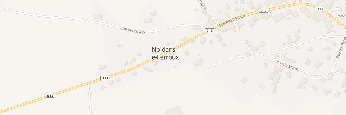 Plan du 31 Rue de la France à Noidans-le-Ferroux