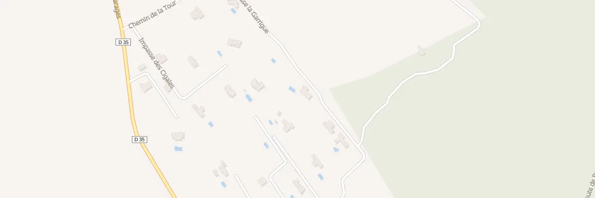 Plan du 5512 Les Peires à Brue-Auriac