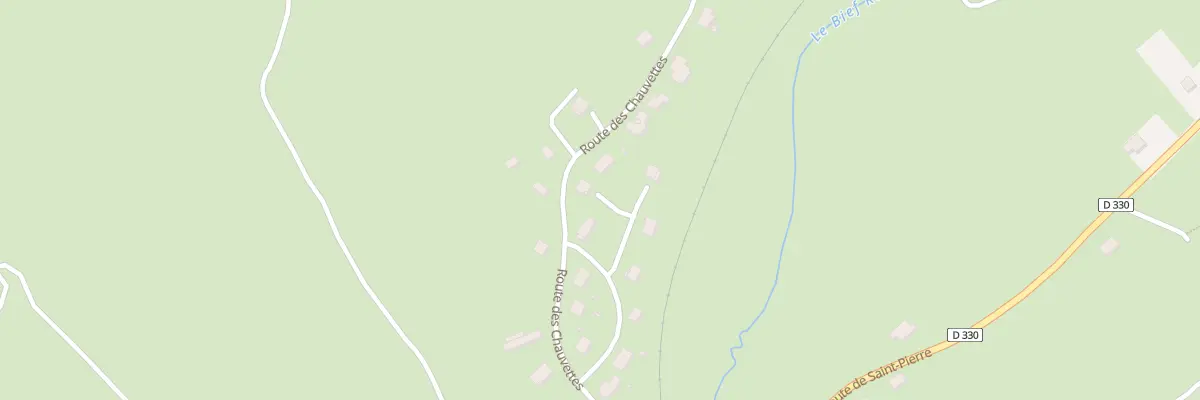 Plan du 340 Rte des Chauvettes à La Chaumusse