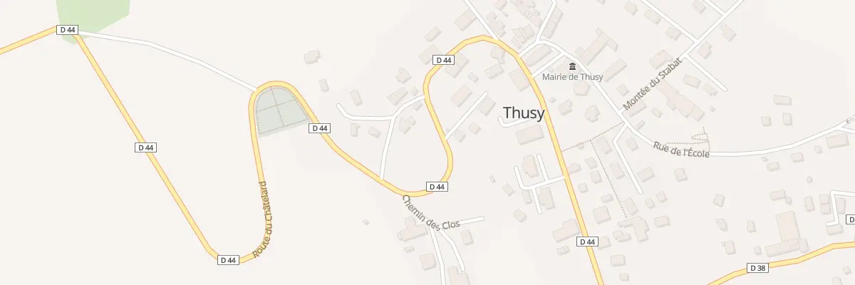 Plan du 39 Pas du Nant Garnou à Thusy