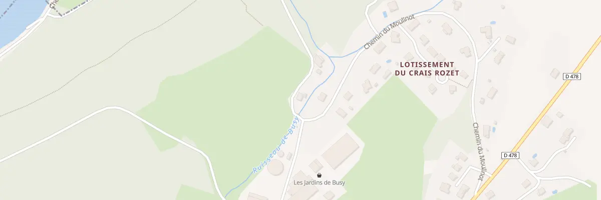 Plan du 1T Che du Moulinot à Busy
