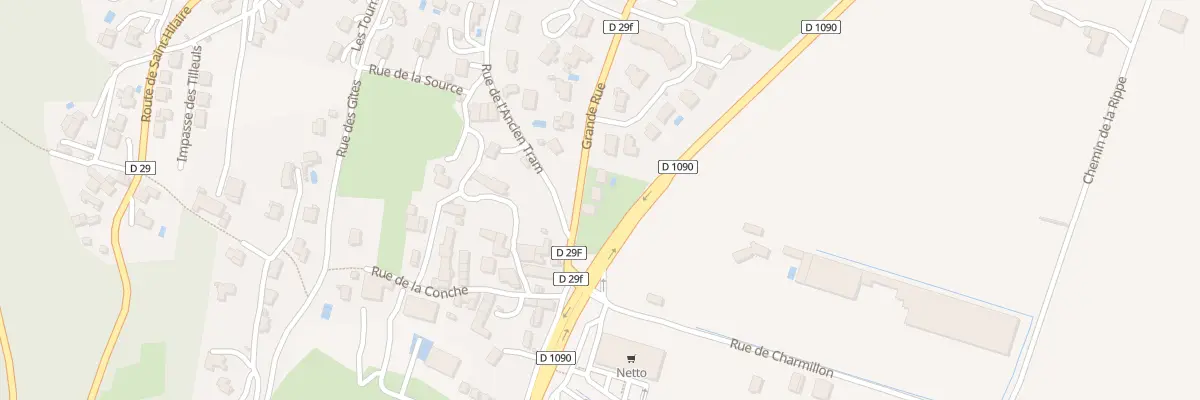 Plan du 1611 Grande Rue au Touvet