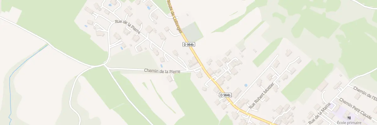 Plan du 32 Rue de la Pierre à Pougny