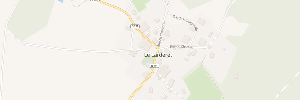 Plan du 2 Rue des Maubrais au Larderet