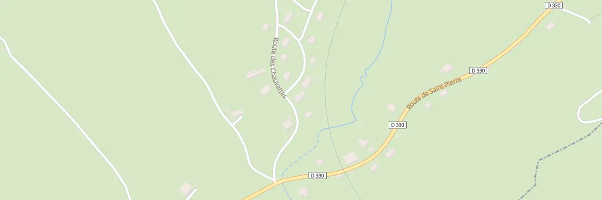 Plan du 2 Lot Combe Perrin à La Chaumusse