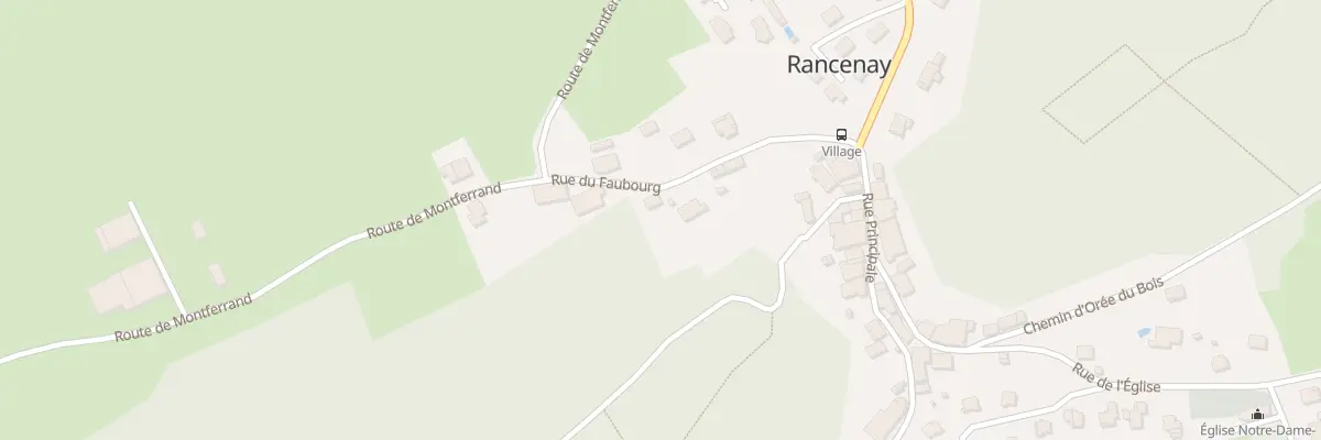 Plan du 3A Rue du Faubourg à Rancenay