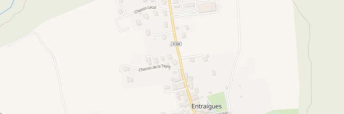 Plan du 251 Rue de l’Etillier à Entraigues