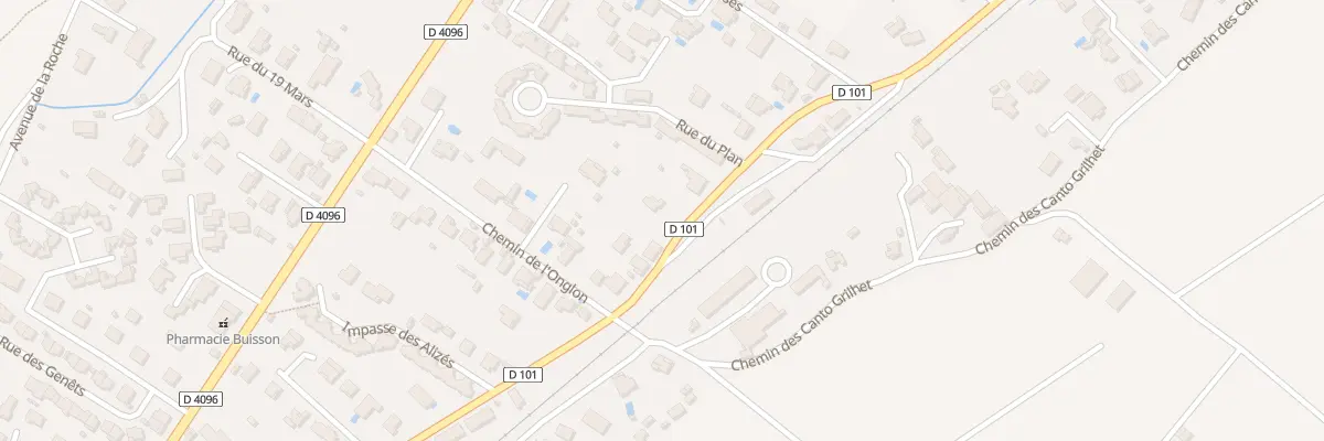 Plan du 635 Av Général de Gaulle à Peyruis