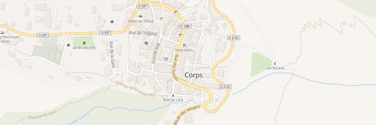 Plan du 65 Rue de la Côte à Corps