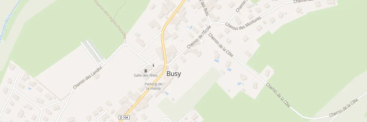 Plan du 7 Rue de l’Ecole à Busy