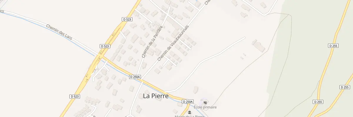 Plan du 95 Che de Veaubeaunnais à La Pierre