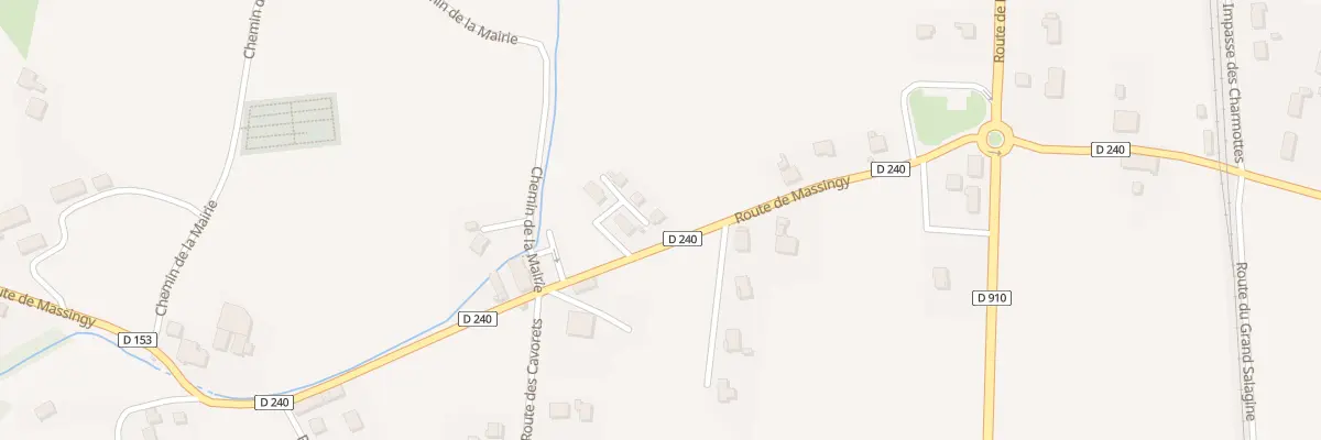 Plan du 282 Rte du Grand Salagine à Bloye