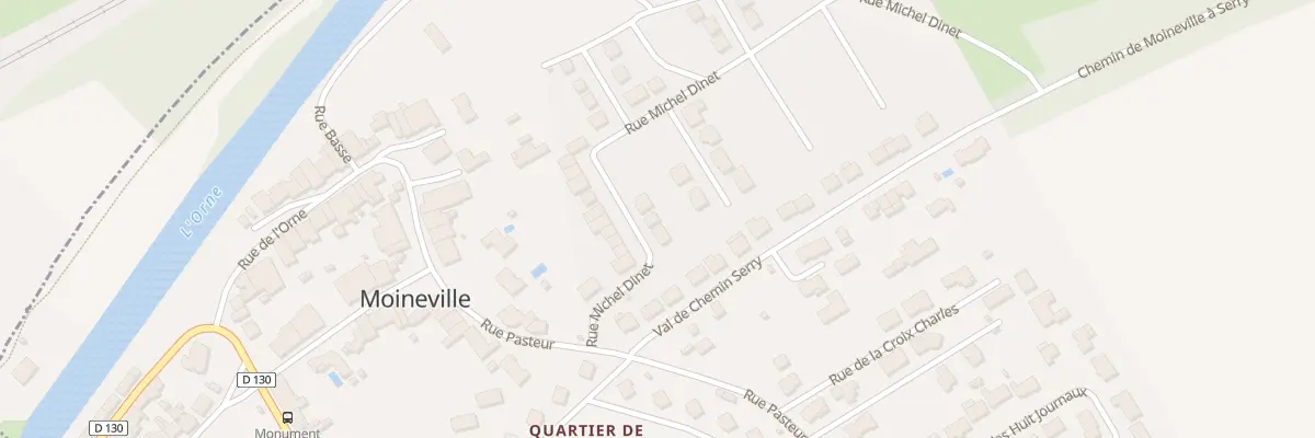 Plan du 4 Rue Michel Dinet à Moineville