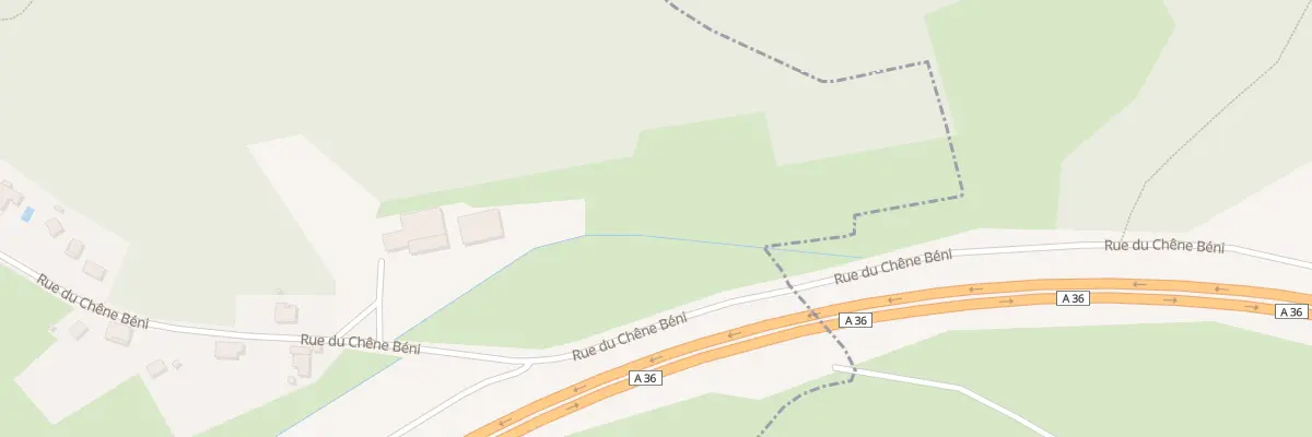 Plan du 41 Rue du Chêne Bénit à Pelousey