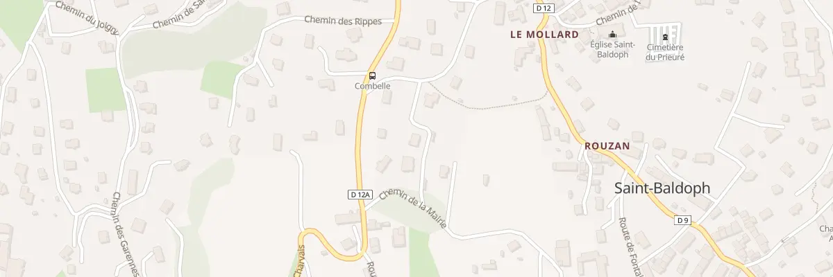 Plan du 101 Che de la Croix à Saint-Baldoph