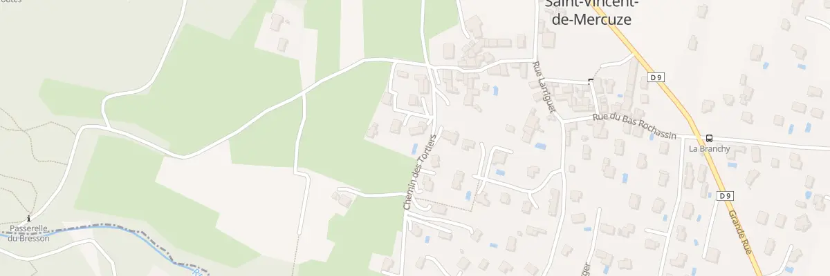 Plan du 54 Che des Tortiers à Saint-Vincent-de-Mercuze