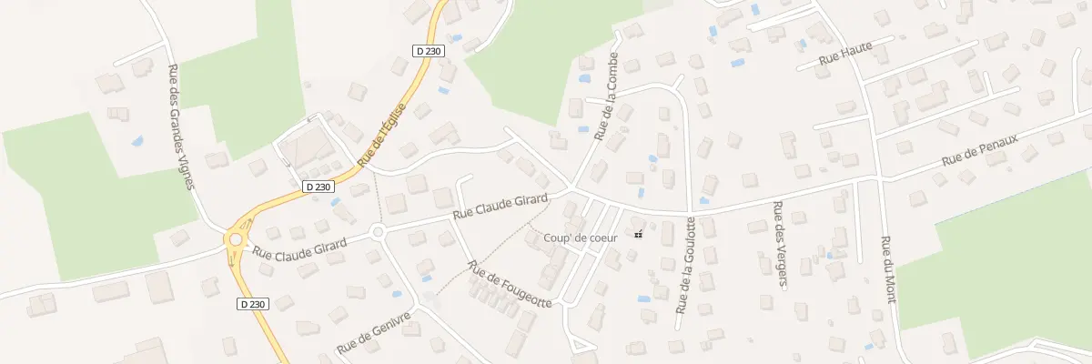 Plan du 25 Rue Claude Girard aux Auxons