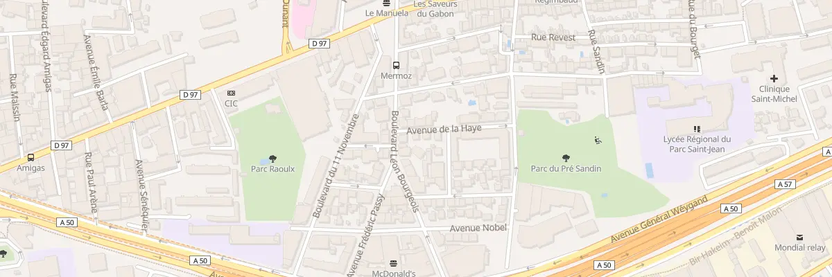 Plan du 16 Av de la Haye à Toulon