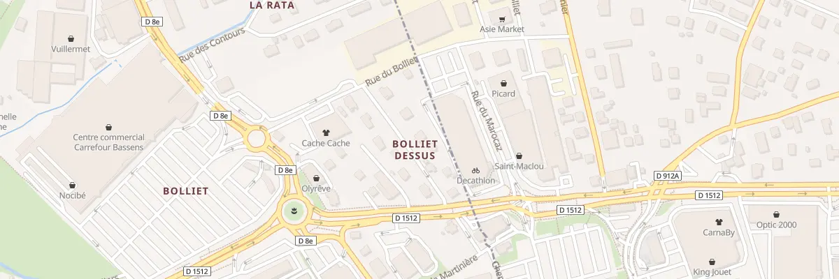 Plan du 12 Rue du Nivolet à Bassens