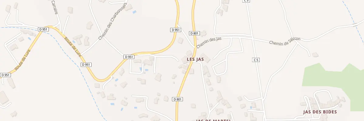 Plan du 5056 Les Jas à Châteauneuf-Val-Saint-Donat