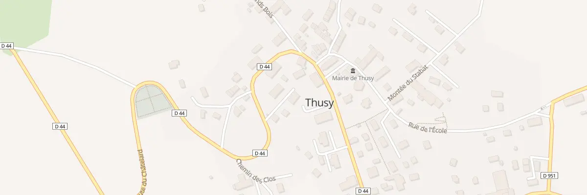 Plan du 213 Rte du Châtelard à Thusy