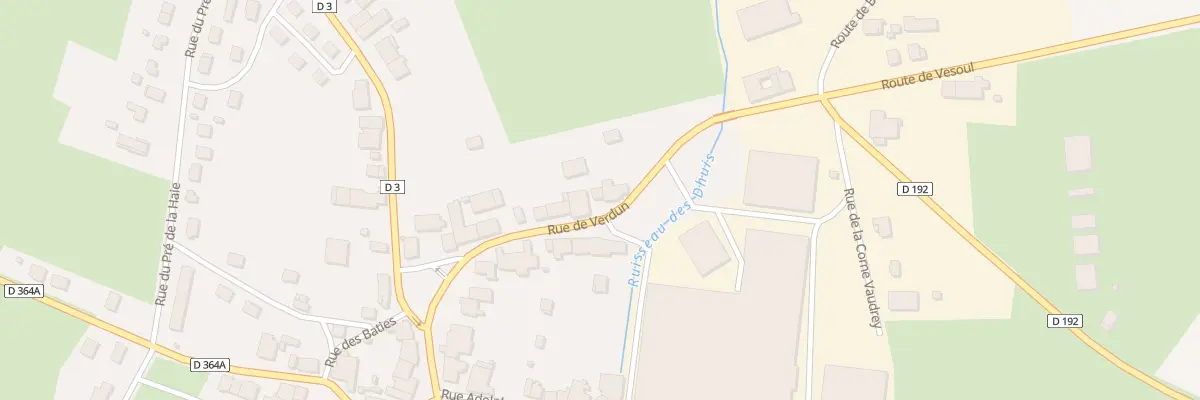 Plan du 14 Rue de Verdun à Fretigney-et-Velloreille