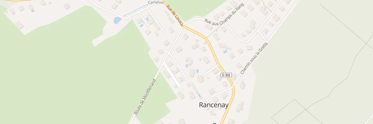 Plan du 5 Rte de Montferrand à Rancenay