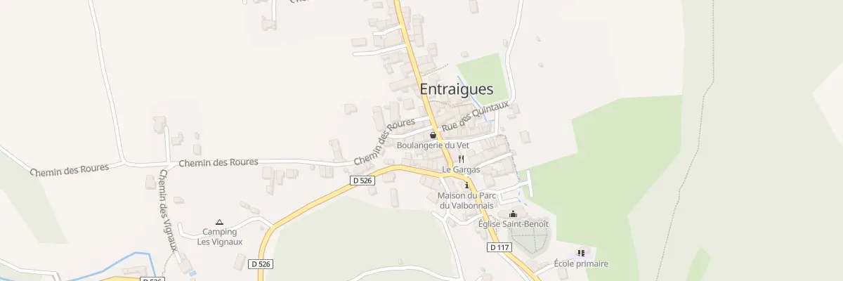 Plan du 19 Rue du Tilleul à Entraigues