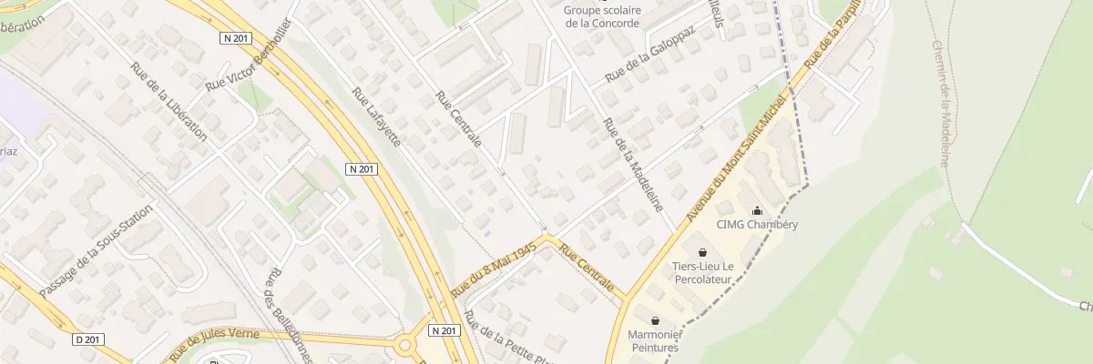Plan du 36 Rue centrale à Barberaz