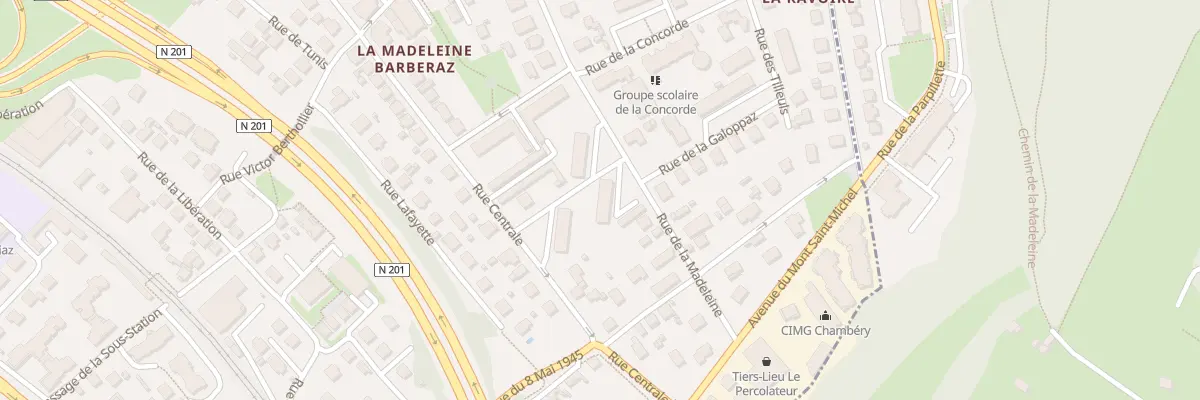Plan du 27 Rue de la madeleine à Barberaz